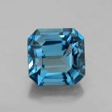 2.5 carat London Blue Octagon Facet Topaz 7mm x 7