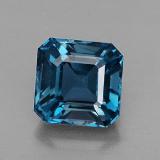 7mm x 7 Topaz 2.5ct Octagon Facet in London Blue