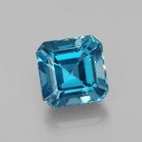 2.5 carat London Blue Octagon Facet Topaz 7mmx7mm