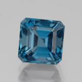 2.5 carat London Blue Octagon Facet Topaz 7x7
