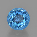 3 ct VS Round Facet Topaz 8 mm
