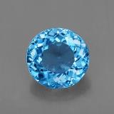 8mm Round Facet Topaz 2.5ct