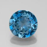2.5 ct VVS Round Facet Topaz 9 mm