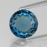 2.5 ct VVS Round Facet Topaz 9mm