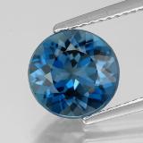 9mm Topaz 3ct Round Facet in London Blue
