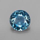 2 ct VVS-VS Round Facet Topaz 9 mm