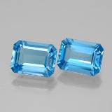 8x6 Octagon Facet Topaz 3ct