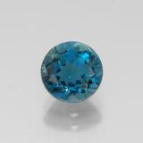 7 mm Topaz 1.5ct Round Facet in London Blue