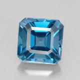 7x6.5 Topaz 2ct Octagon Facet in London Blue