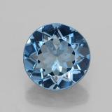 9mm Topaz 3ct Round Facet in London Blue