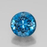 8 mm Topaz 2.5ct Round Facet in London Blue