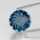 2 ct VVS Round Facet Topaz 8mm