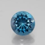 8 mm Round Facet Topaz 2.5ct