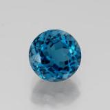 7mm Topaz 2ct Round Facet in London Blue