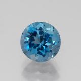 7.5mm Topaz 2ct Round Facet in London Blue