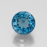 7mm Round Facet Topaz 2ct