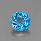 7 mm Round Facet Topaz 2ct