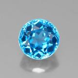 2.5 ct VVS Round Facet Topaz 7.5 mm