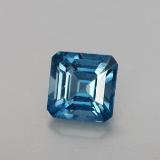 1.5 carat London Blue Octagon Facet Topaz 6mm x 6mm