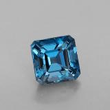 1.5 carat London Blue Octagon Facet Topaz 6mmx6mm