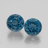 4 ct VVS-VS Round Facet Topaz 7 mm