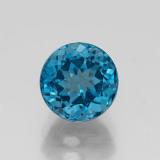 7 mm Topaz 2ct Round Facet in London Blue