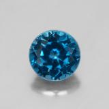 7 mm Round Facet Topaz 2ct