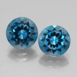 8mm Round Facet Topaz 5ct