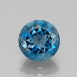 8 mm Round Facet Topaz 2ct