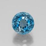7 mm Round Facet Topaz 2ct