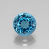 2 ct VVS Round Facet Topaz 7 mm