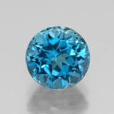 7mm Round Facet Topaz 2ct