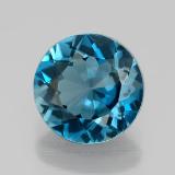 8 mm Round Facet Topaz 2ct