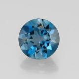 2 ct VVS-VS Round Facet Topaz 8 mm