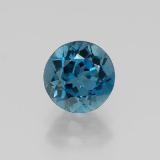 6.5 mm Round Facet Topaz 1.5ct