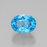 Click for Details 2 ct VVS Oval Facet Topaz 8x6mm