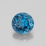 7.5mm Round Facet Topaz 1.5ct
