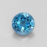 1.5 ct VVS-VS Round Facet Topaz 7 mm