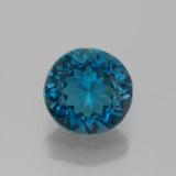 8 mm Topaz 2.5ct Round Facet in London Blue