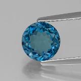 7mm Round Facet Topaz 1.5ct