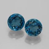 4 ct VVS Round Facet Topaz 7mm