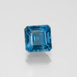 1.5 carat London Blue Octagon Facet Topaz 6mm x 6mm
