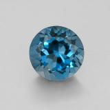 7 mm Round Facet Topaz 2ct