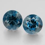 4 ct VVS Round Facet Topaz 7 mm