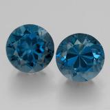 7mm Round Facet Topaz 4ct