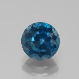 7.5 mm Topaz 2ct Round Facet in London Blue