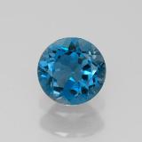 1.5 ct VVS Round Facet Topaz 7 mm