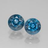 7.5mm Round Facet Topaz 4ct