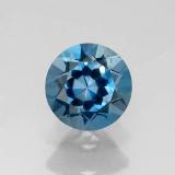 2 ct VVS Round Facet Topaz 7 mm