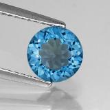 7mm Round Facet Topaz 1.5ct